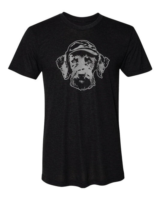 Classic Logo T-Shirt Black Heather - Hunt Mutt