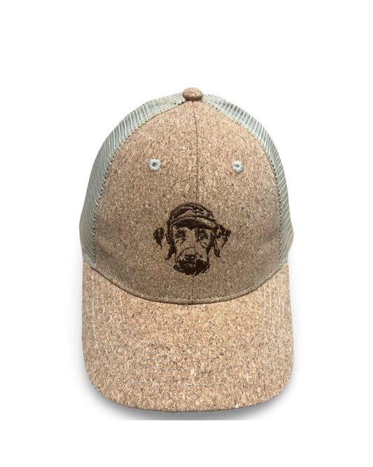 Unique Cork Hat With Dog Logo